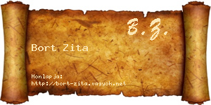 Bort Zita névjegykártya